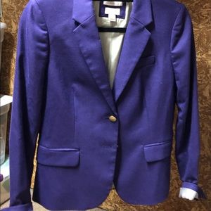 Purple blazer from Jcrew